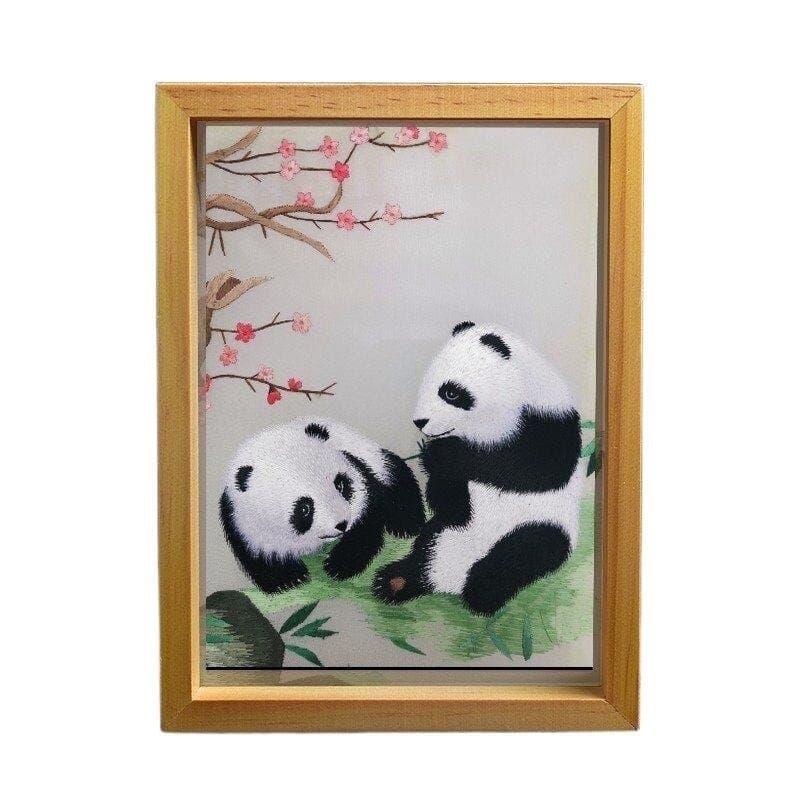 苏绣双面刺绣相框